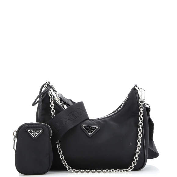 Prada Handbags - Prada Small Re-Edition 2005 Shoulder Bag Tessuto